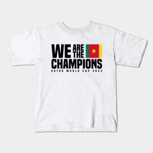 Qatar World Cup Champions 2022 - Cameroon Kids T-Shirt